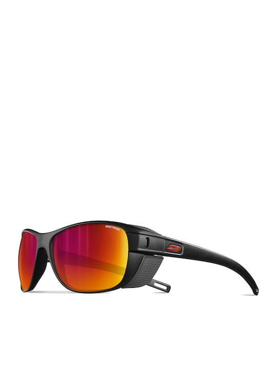 Julbo Camino Men's Sunglasses with Black Plastic Frame and Red Lens J5011114