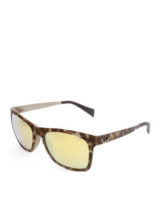 Italia Independent Damen Sonnenbrille mit Braun Kunststoff Gestell 0111.145.000