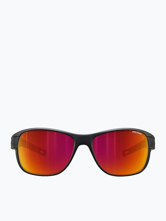 Julbo Camino Men's Sunglasses with Black Plastic Frame and Red Lens J5011114
