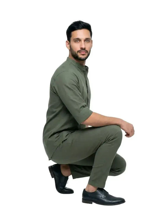 Cămașă Mâneca Scurtă Kaki S8888-02