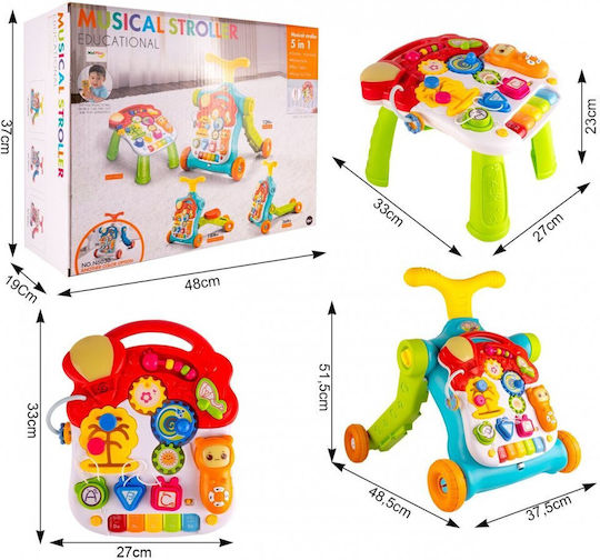 MalPlay Ride On Pentru 9+ Luni Cu Sunete Multicolor