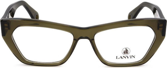 Lanvin Women's Acetate Prescription Eyeglass Frame Green LNV2627-319