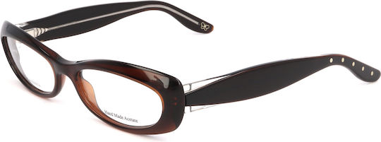 Bottega Veneta Plastic Eyeglass Frame Cat Eye Brown