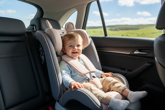 Buf Boof TWT Plus Deluxe Autositz i-Size mit Isofix Pink 0-36 kg