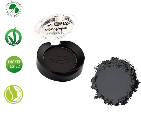 puroBio Cosmetics Compact Eyeshadow Σκιά Ματιών σε Στερεή Μορφή με Μαύρο Χρώμα