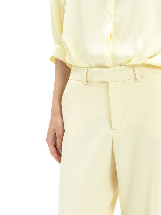 Women's Chino Trousers in Straight Leg Yellow