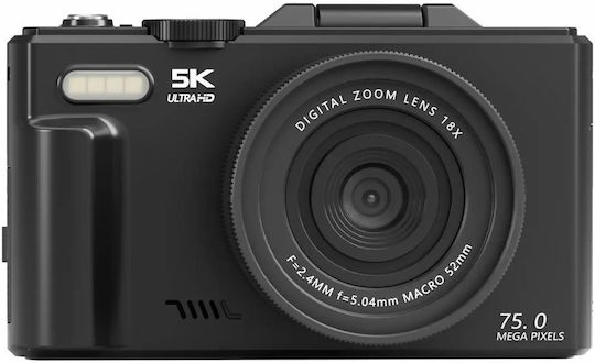Denver DWC-8475B Compact Camera 75MP Optical Zoom 16x Black