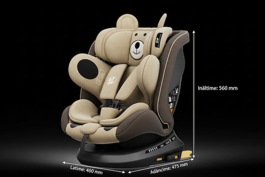 Buf Boof TWT Plus Deluxe Baby Car Seat i-Size with Isofix Coffee