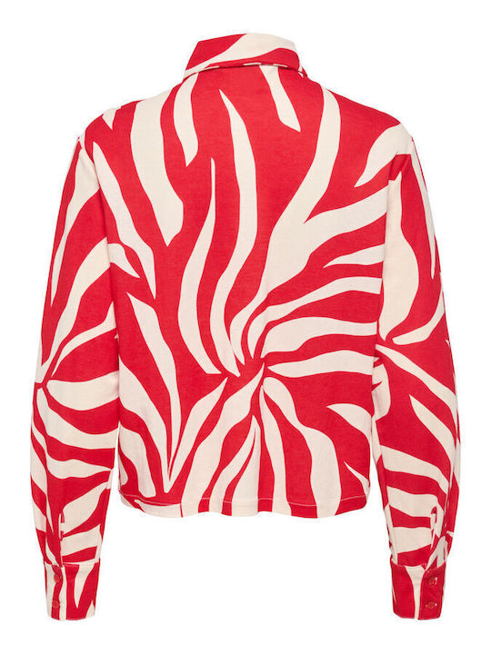 Long Sleeve Women's Shirt Barbados Cherry