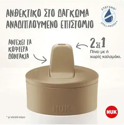 Nuk Baby Trinklernbecher Kunststoff Lila Für 12m+ 450ml