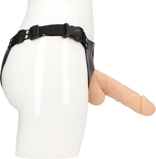 Toyz4lovers BestSeller Massive Strap-On Harness with Dildo in Flesh Colour