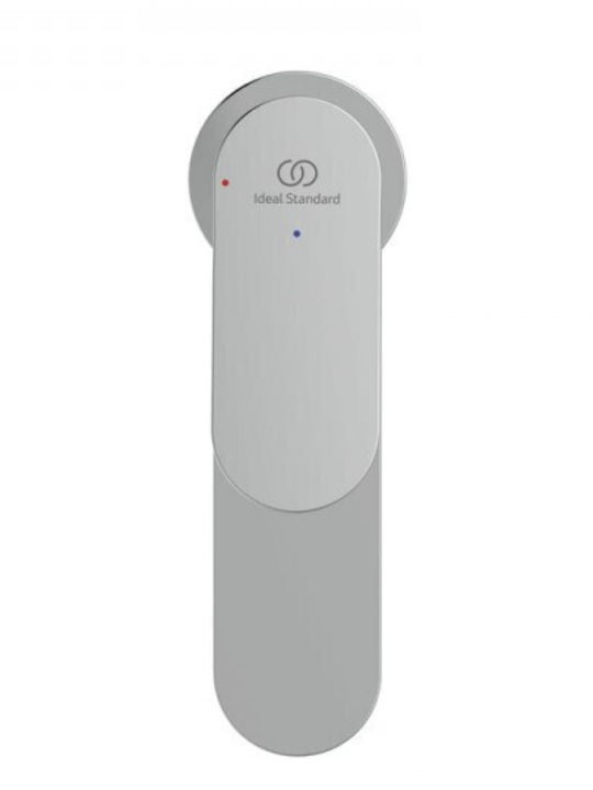 Ideal Standard Αναμεικτική Μπαταρία Νιπτήρα Ασημί