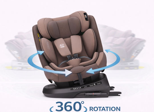 Buf Boof TWT Plus Deluxe Autositz i-Size mit Isofix Coffee 0-36 kg