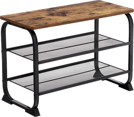Μεταλλική με 2 Ράφια Μαύρη 66x30x45cm LMR32BX Μεταλλική με 2 Ράφια Μαύρη 66x30x45cm LMR32BX