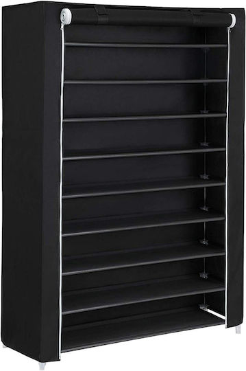 Υφασμάτινη με 9 Ράφια Μαύρη 100x28x162cm RXJ00H Υφασμάτινη με 9 Ράφια Μαύρη 100x28x162cm RXJ00H