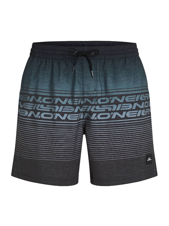Men's Swimwear Shorts Black Striped