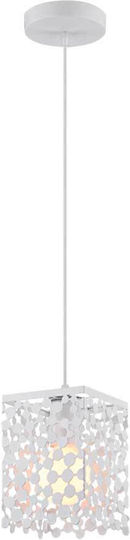 Elmark Janis-1b Pendant Light White 13x13x190cm