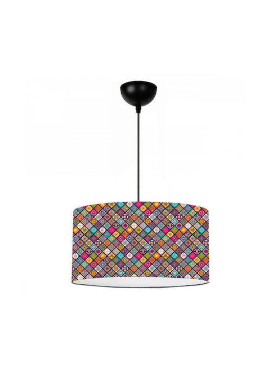 Megapap Alamea Pendant Light Multicolour with Socket E27 38x70cm