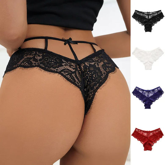 Spitze G-String Sexy Unterwäsche Schwarz
