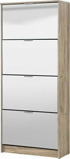 Ξύλινη Hugo 24 με 4 Ράφια Καφέ 67x28x155cm 11008541 Ξύλινη Hugo 24 με 4 Ράφια Καφέ 67x28x155cm 11008541