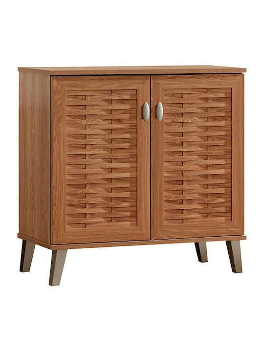 Holz Schuhschrank FP-01C mit 4 Regalen Pacific Oak L75xW36.5xH74.5cm
