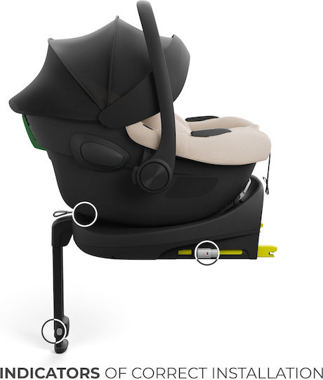 Kinderkraft Scaun Auto i-Size cu Isofix Bej
