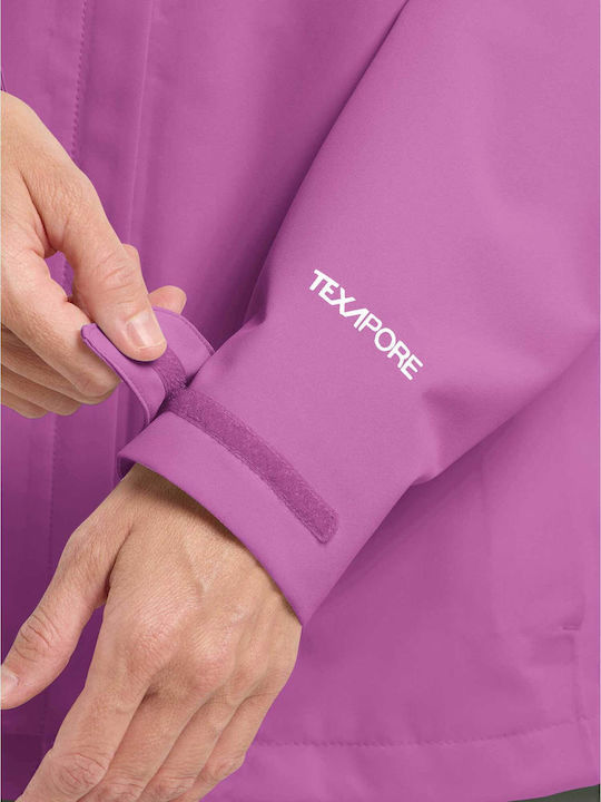 Γυναικείο Μπουφάν για Χειμώνα Purple