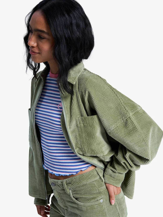 Women's Jacket for Winter Green