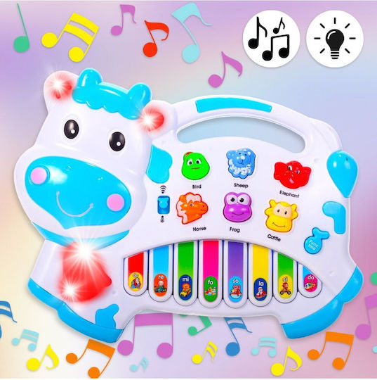 MalPlay Instrument Muzical cu Muzică, Lumină și Sunete pentru 12+ Luni
