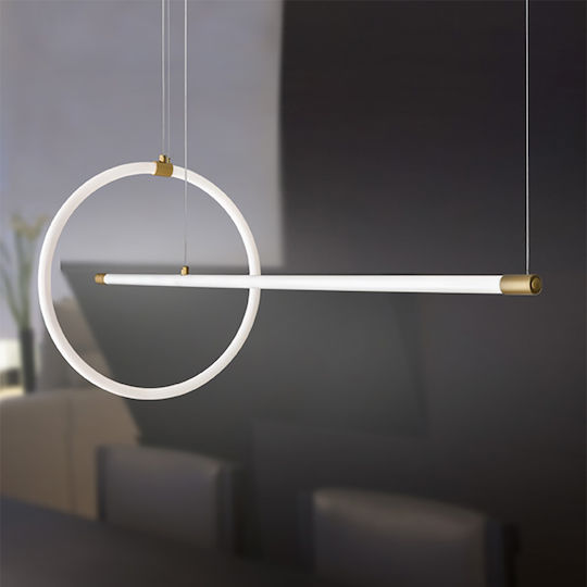 Luma Lustră Argintiu 40cm.