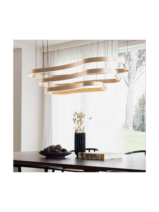 Ideal Lux Κρεμαστό Φωτιστικό Λευκό LED 155.6x87x50εκ.