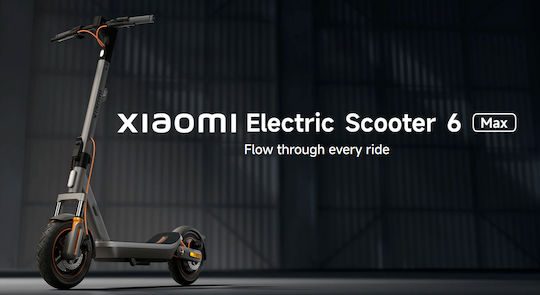 Xiaomi Електрически Скутер 6 Max Електрическа Тротинетка с 25km/h Максимална Скорост и 70km Автономия в Черен Цвят