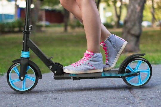 Kinderroller Klappbar 2-Rad für 5+ Jahre Grau Zola