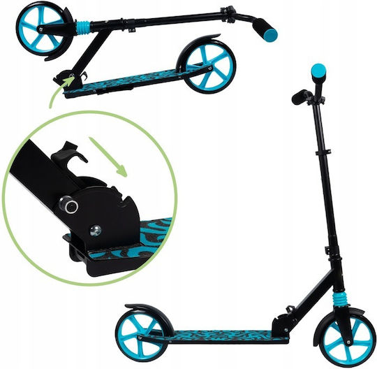 Kinderroller Klappbar 2-Rad für 5+ Jahre Grau Zola