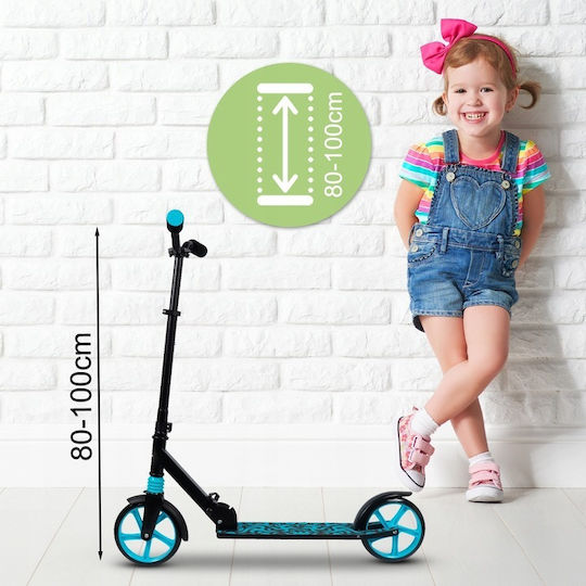 Kinderroller Klappbar 2-Rad für 5+ Jahre Grau Zola