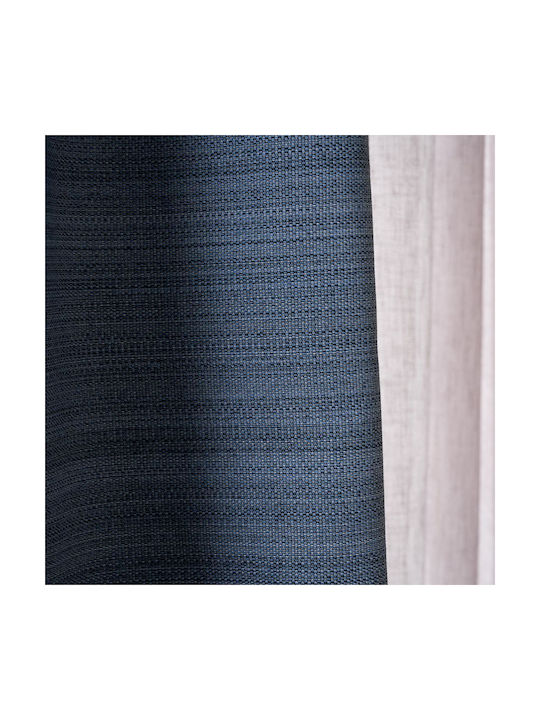 Gofis Home Vorhang mit Bleistiftfalten Gofis Jean Blau 130x270cm
