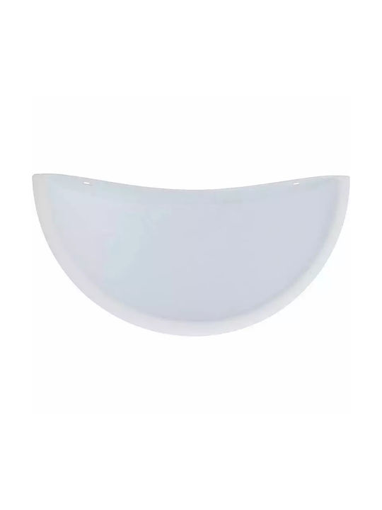 Serinova Γλάστρα Πλαστική Λευκή 29.5x29.5εκ.