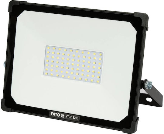 Yato Στεγανός Προβολέας LED 50W Ψυχρό Λευκό 6500K IP65