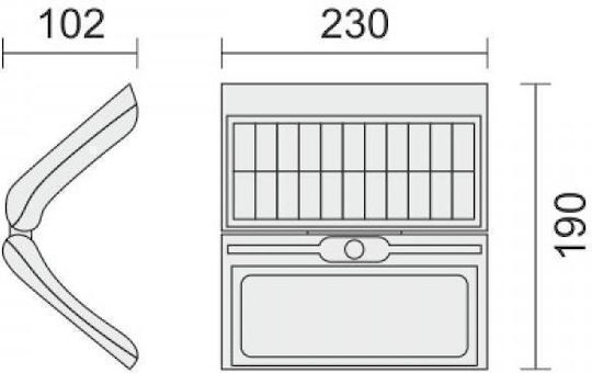 Spot Light Montat pe perete Lampă Solară 60W Alb Rece 6000K cu Senzor de Mișcare și Fotocelulă IP44