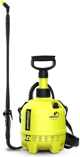 Marolex Ψεκαστήρας Προπιέσεως με Χωρητικότητα 5lt σε Κίτρινο χρώμα