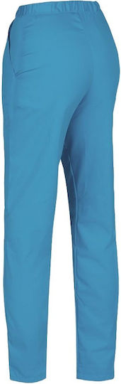 Be Unique Barisa Women's Turquoise Medical Pants Cotton and Polyester