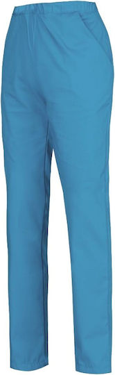 Be Unique Barisa Women's Turquoise Medical Pants Cotton and Polyester