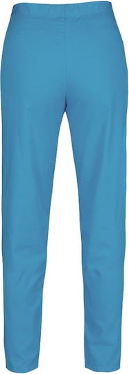 Be Unique Barisa Women's Turquoise Medical Pants Cotton and Polyester