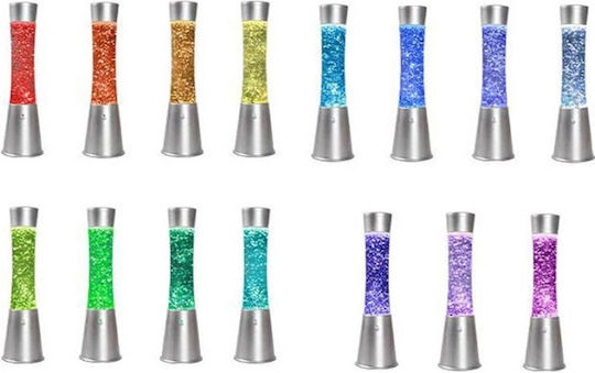 I-Total Dekorative Lampe Lavalampe Mehrfarbig