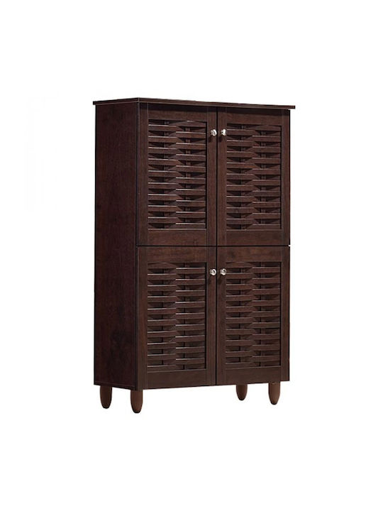 Holz Schuhschrank Miranda 77x34x123cm