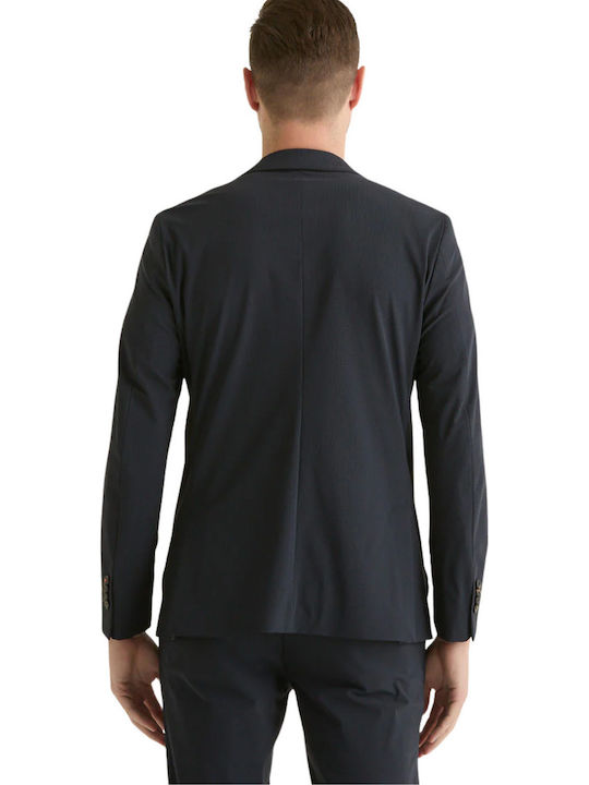 Men’s Suit Jacket With Regular Fit Blue
