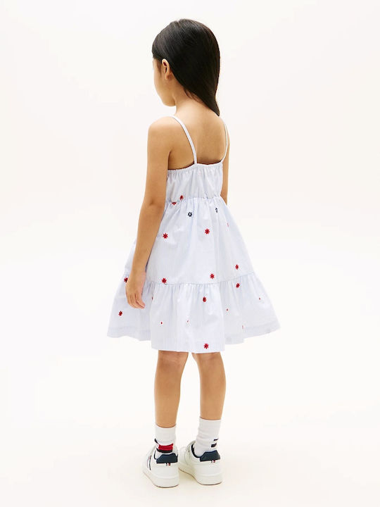 Rochie Fete Fără Mâneci Floral Set Cu Haină Albă