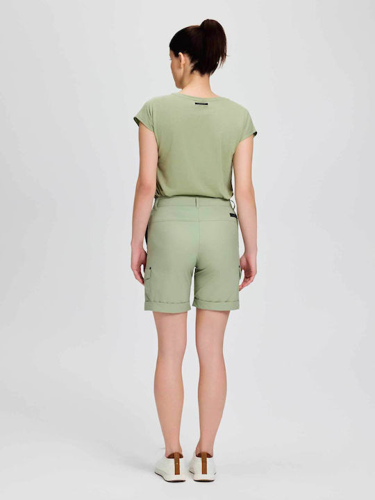 Icepeak Pantaloni Scurți de Drumeție Verzi pentru Femei