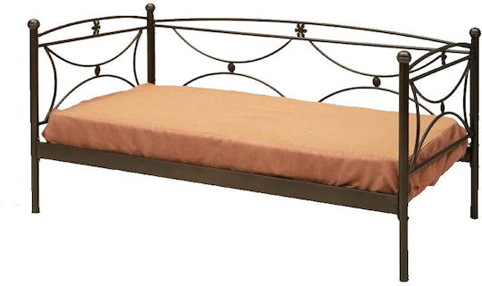 Pat Single Margarită Pentru Saltea 90x190cm Cupru