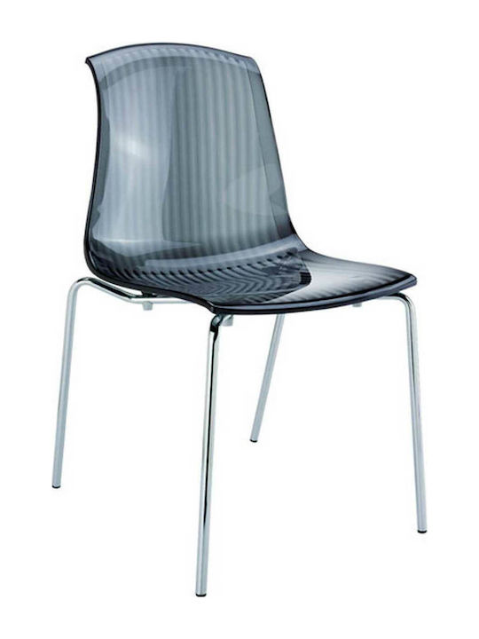 Allegra Kitchen Polypropylene Chair Black 50x54x84cm